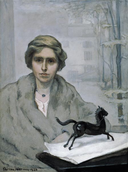 Nathalie Clifford Barney (1876-1972) or The Amazon, 1920 (oil on canvas)  from Romaine Brooks
