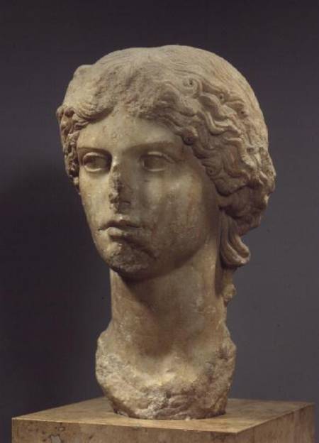 Bust of Agrippina the Elder (c.14 BC-33 AD) c.37-41 AD from Roman