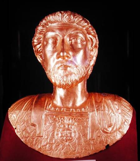 Bust of Marcus Aurelius (121-180 AD) from Roman