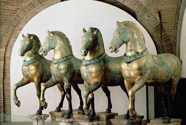 The Four Horses of San Marco, removed from the exterior in 1979 from Roman
