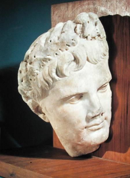 Head of Emperor Augustus (63-14 BC) 27-17 BC from Roman