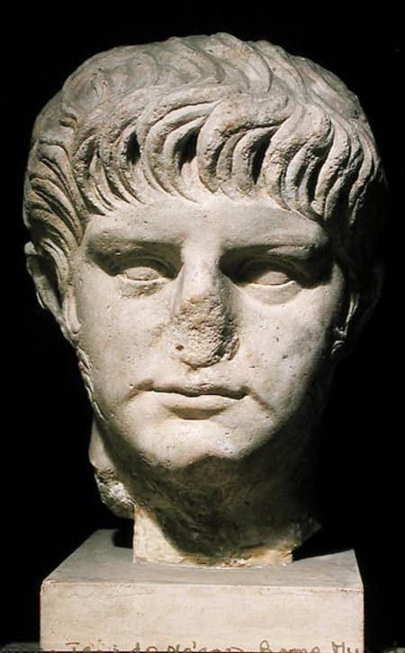 Head of Nero (37-68) from Roman