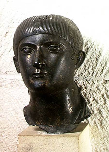 Head of a young man, known as 'The Young Aquitaine Chief' from Roman