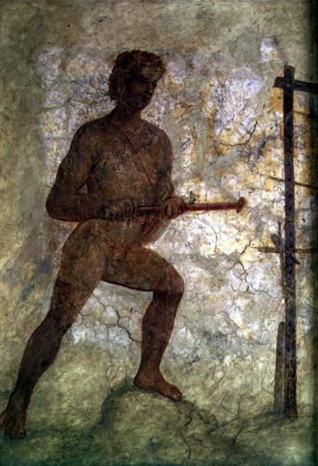 Nude Male Figure from Roman