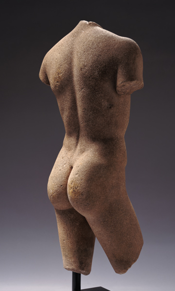 Rear view of a Naked Youth from Roman