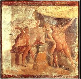 The Forge of Vulcan, from House VII, Pompeii