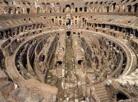 Interior of the Colosseum, built c.70-80 AD (photo) 