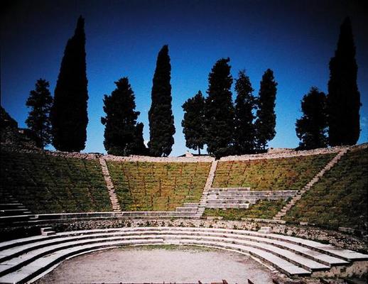 View the Teatro Grande (photo) from Roman 1st century BC