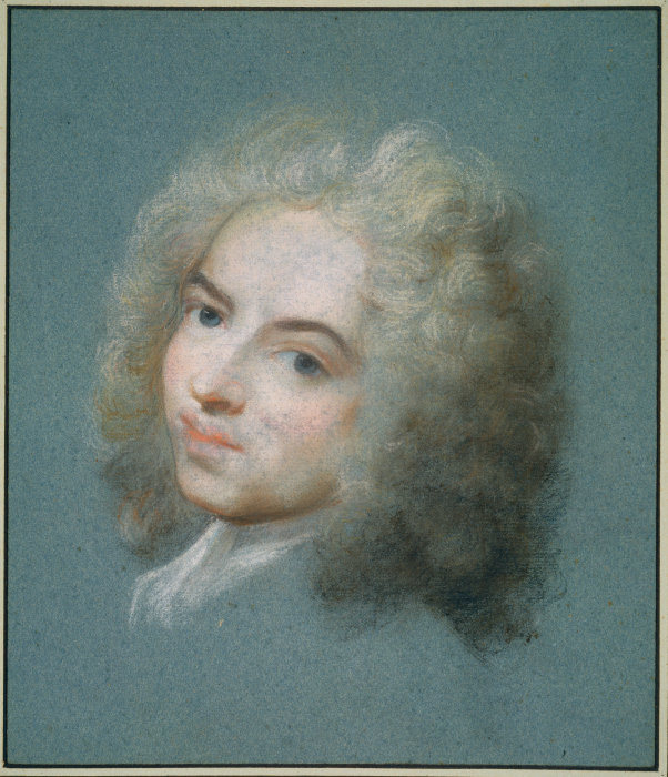 Porträt des Antoine Watteau from Rosalba Carriera