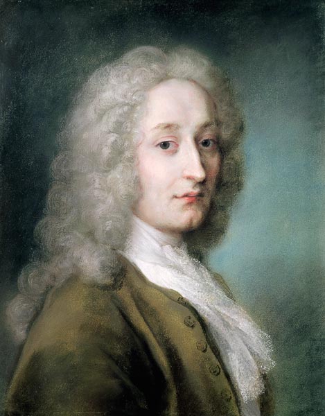 Portrait of Antoine Watteau (1684-1721) from Rosalba Giovanna Carriera