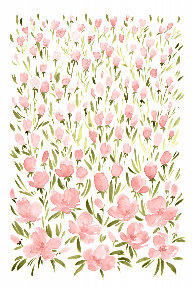 Feld mit rosa Blumen from Rosana Laiz Blursbyai