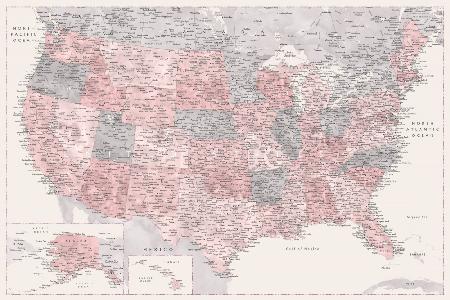 Sehr detaillierte Karte der Vereinigten Staaten,Madelia
