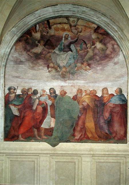 Assumption of the Virgin from Rosso Fiorentino