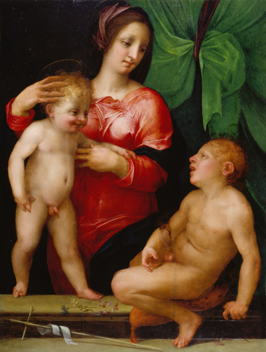 Madonna mit Kind und Johannesknaben from Rosso Fiorentino