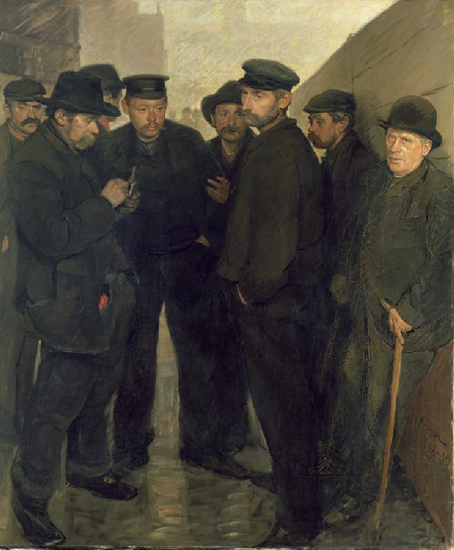 The Unemployed, c.1908-9 (oil on canvas) from Rudolf Jacob Zoller