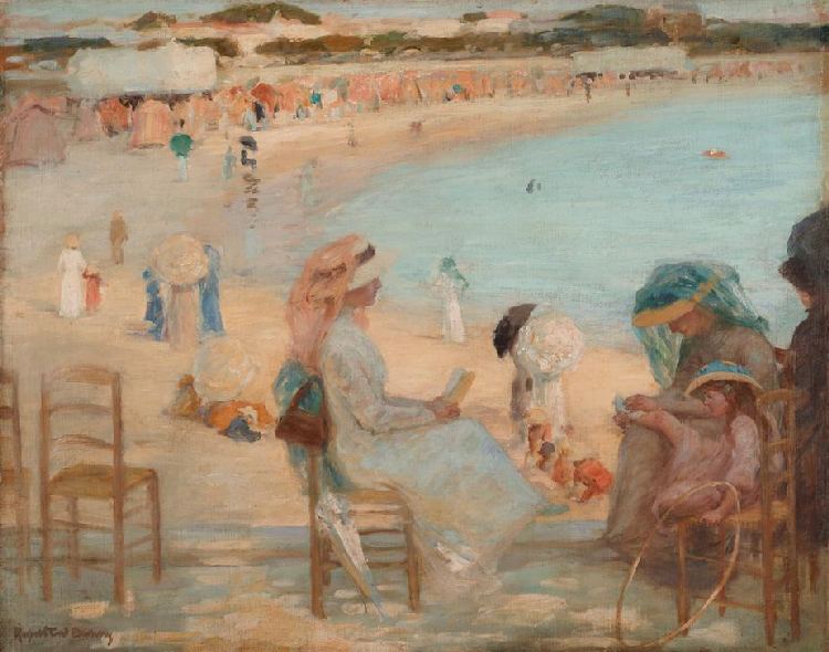 At the beach (Royan) from Rupert Bunny