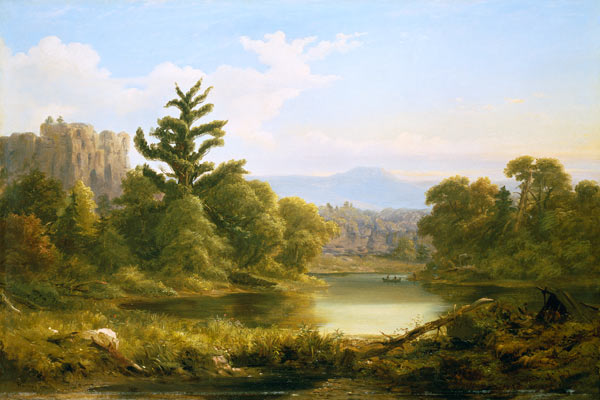 Amerikanische Landschaft in Pennsylvanien (Monarch of the Grove) from Russell Smith