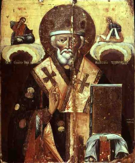 Icon of St. Nicholas the Miracle Worker from Russian