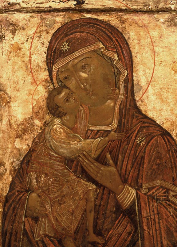 The Mother of God Theodorovskaya, icon from Russian School
