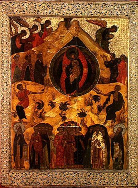 Icon of the Nativity, Moscow School from Russian School