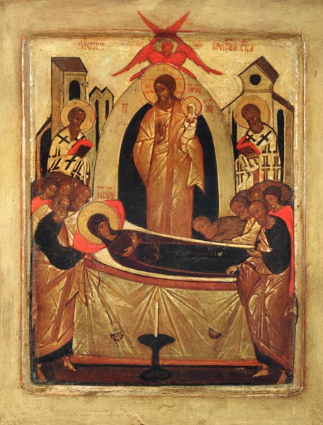 The Dormition of the Virgin from Russian School