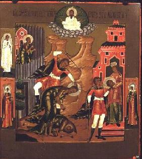 The Beheading of John the Baptist, icon