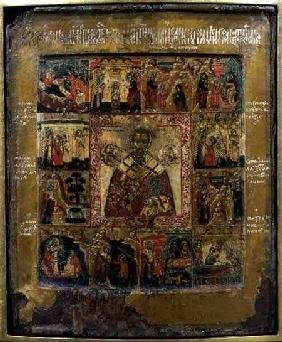 St. Nicholas and Scenes from the Life of the Saint