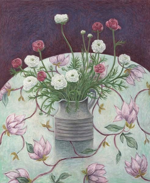 Flowers on Flowers, 2003 (oil on canvas)  from Ruth  Addinall
