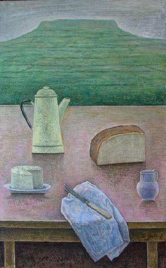 Still Life with Wensleydale Cheese