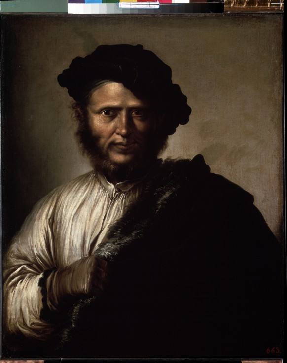 Male portrait (Portrait of a robber) from Salvatore Rosa