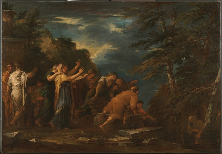 Pythagoras Emerging from the Underworld from Salvatore Rosa
