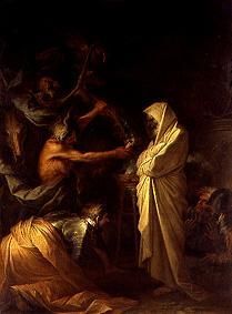 Der Schatten Samuels erscheint Saul from Salvatore Rosa