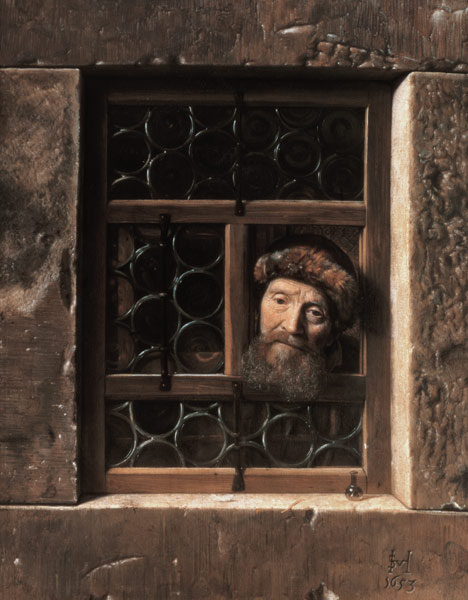 Man at a Window from Samuel van Hoogstraten