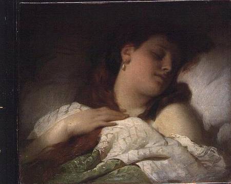 Sleeping Woman from Sándor Liezen-Mayer