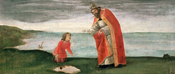 Eine Vision des heiligen Augustinus from Sandro Botticelli