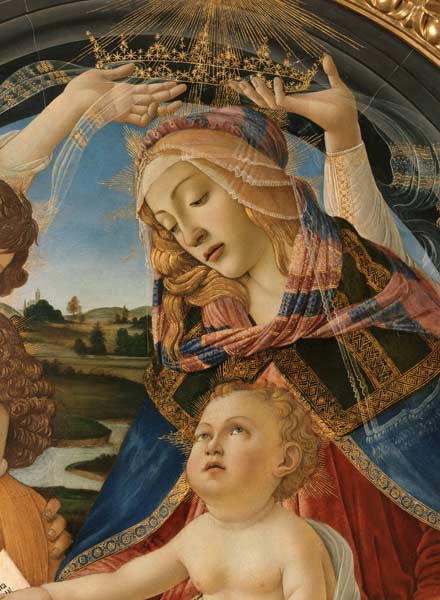 Botticelli, Madonna Magnificat, Ausschn. from Sandro Botticelli