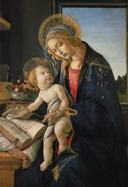 Maria mit dem Buch from Sandro Botticelli