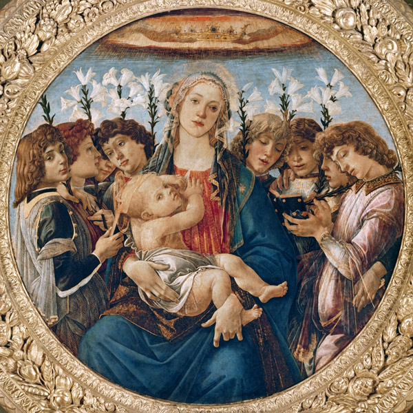 Maria mit dem Kind und singenden Engeln from Sandro Botticelli