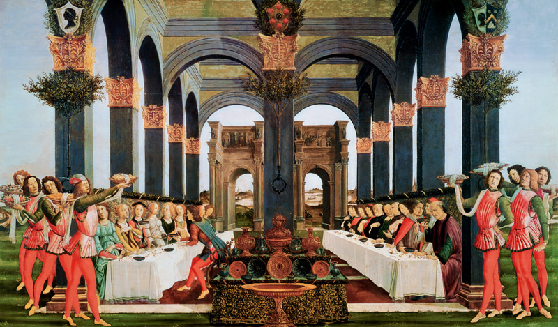 The Wedding Feast from Sandro Botticelli