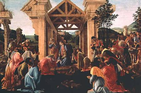 The Adoration of the Magi from Sandro Botticelli