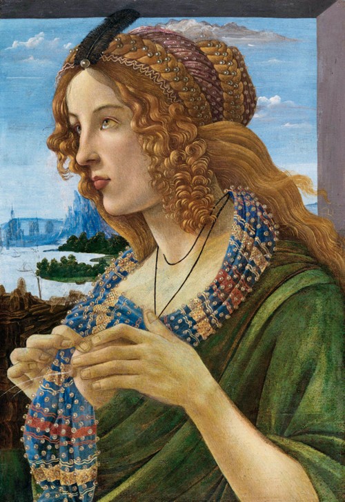 Allegorical Portrait of a Woman (Simonetta Vespucci) from Sandro Botticelli