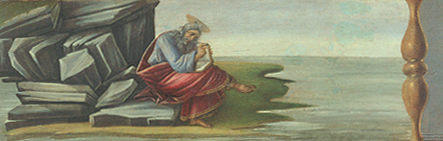 Altar von San Marco: Johannes der Evangelist. from Sandro Botticelli