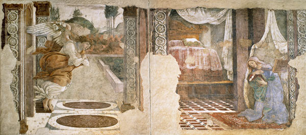 The Annunciation from San Martino della Scala from Sandro Botticelli
