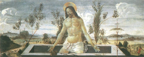 Christus als Schmerzensmann from Sandro Botticelli