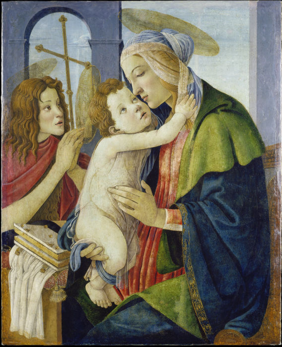 Madonna mit Kind und Johannesknaben from Sandro Botticelli