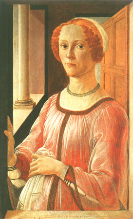 Porträt einer Dame from Sandro Botticelli