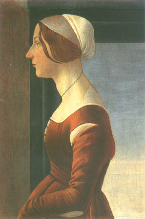 Porträt einer Frau from Sandro Botticelli