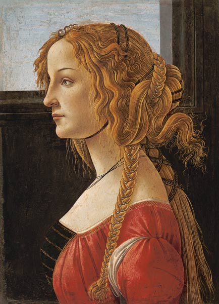 Profilbildnis einer jungen Frau (Simonetta Vespucci) from Sandro Botticelli