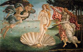 Die Geburt der Venus (Auch die Schaumgeborene oder La nascita de Venere) - Sandro Botticelli