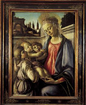 S.Botticelli / Mary w.Child & Angels